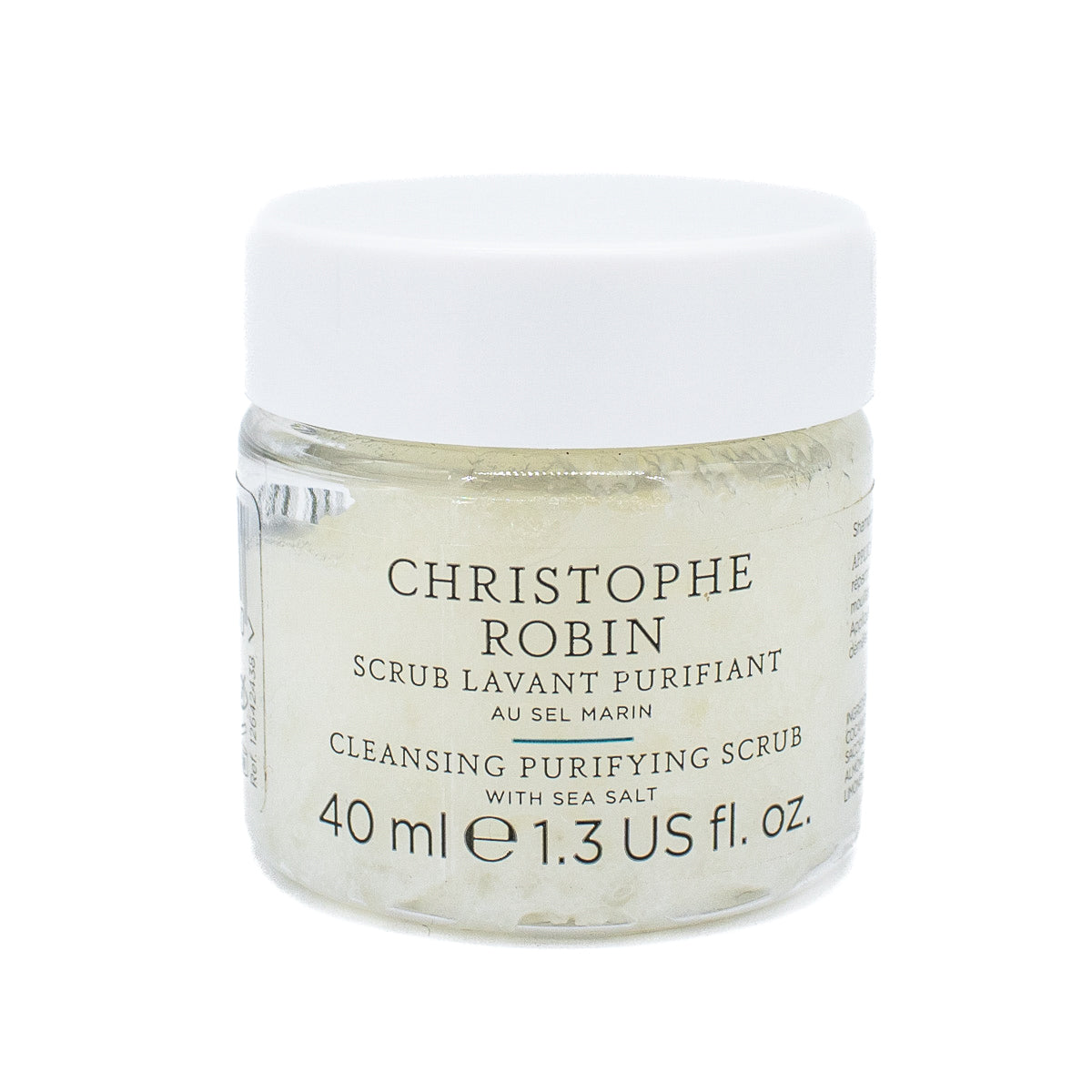 Exfoliante purificante limpiador con sal marina de Christophe Robin, 38 ml (envase Imperfect)
