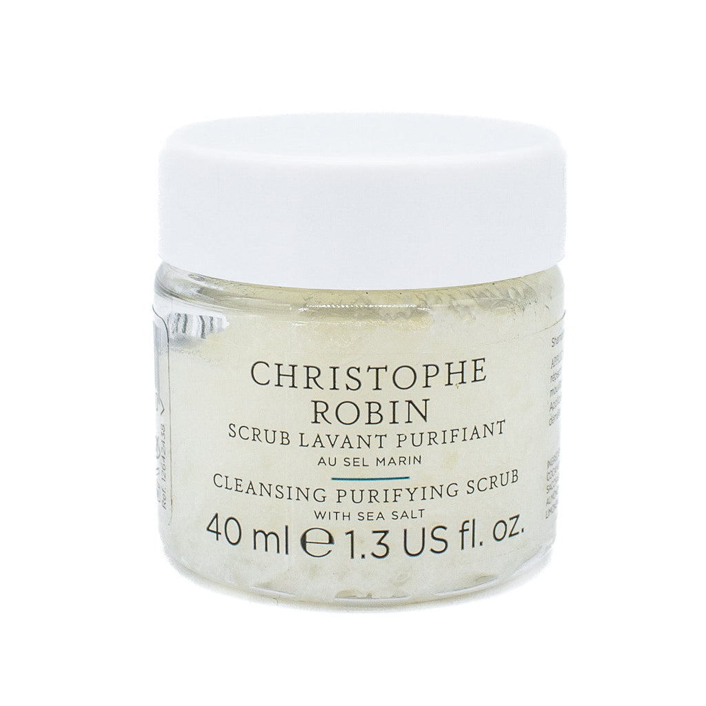 Exfoliante purificante limpiador con sal marina de Christophe Robin, 38 ml (nuevo)