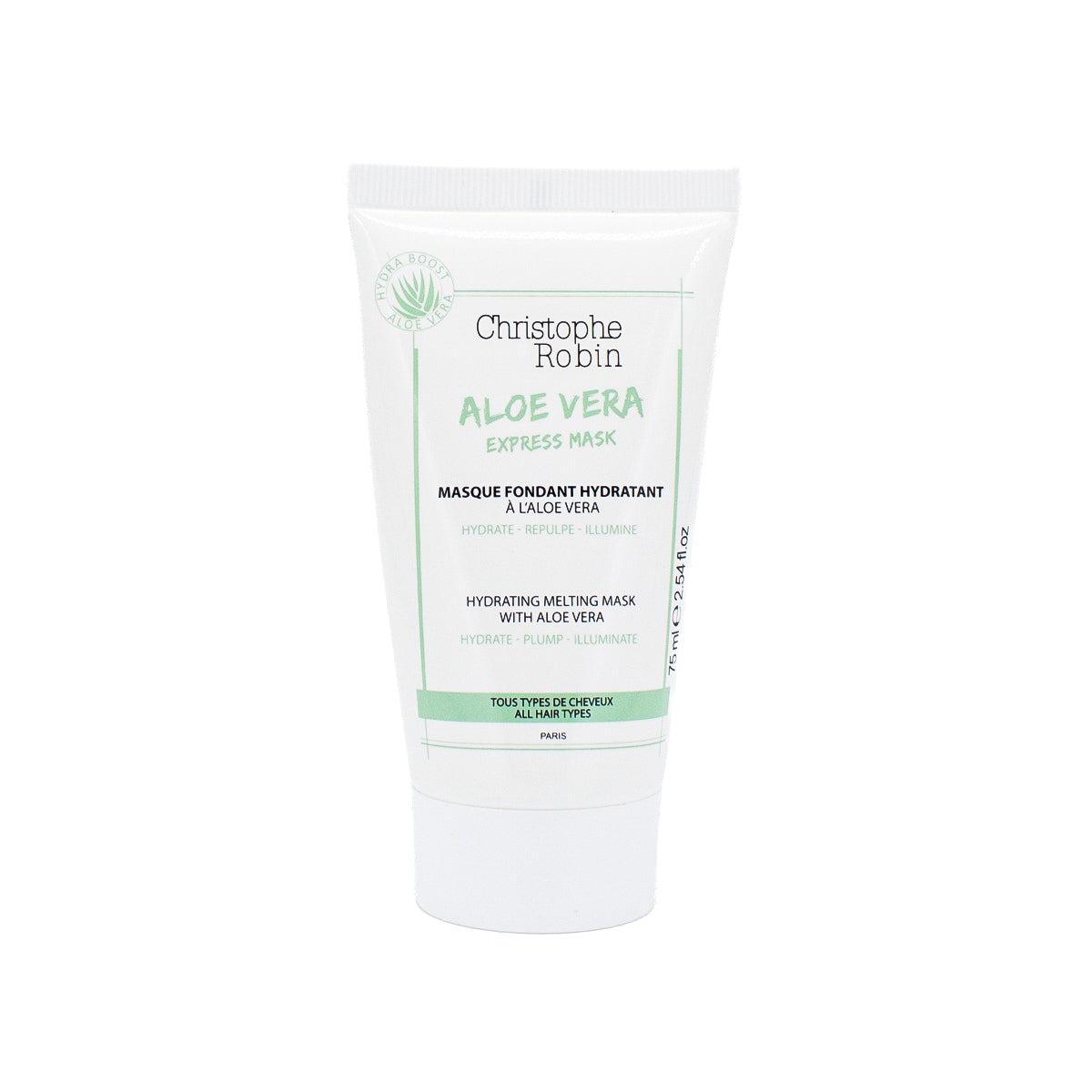 Mascarilla hidratante fundente con aloe vera de Christophe Robin, 75 ml (2.54 oz) - Nueva