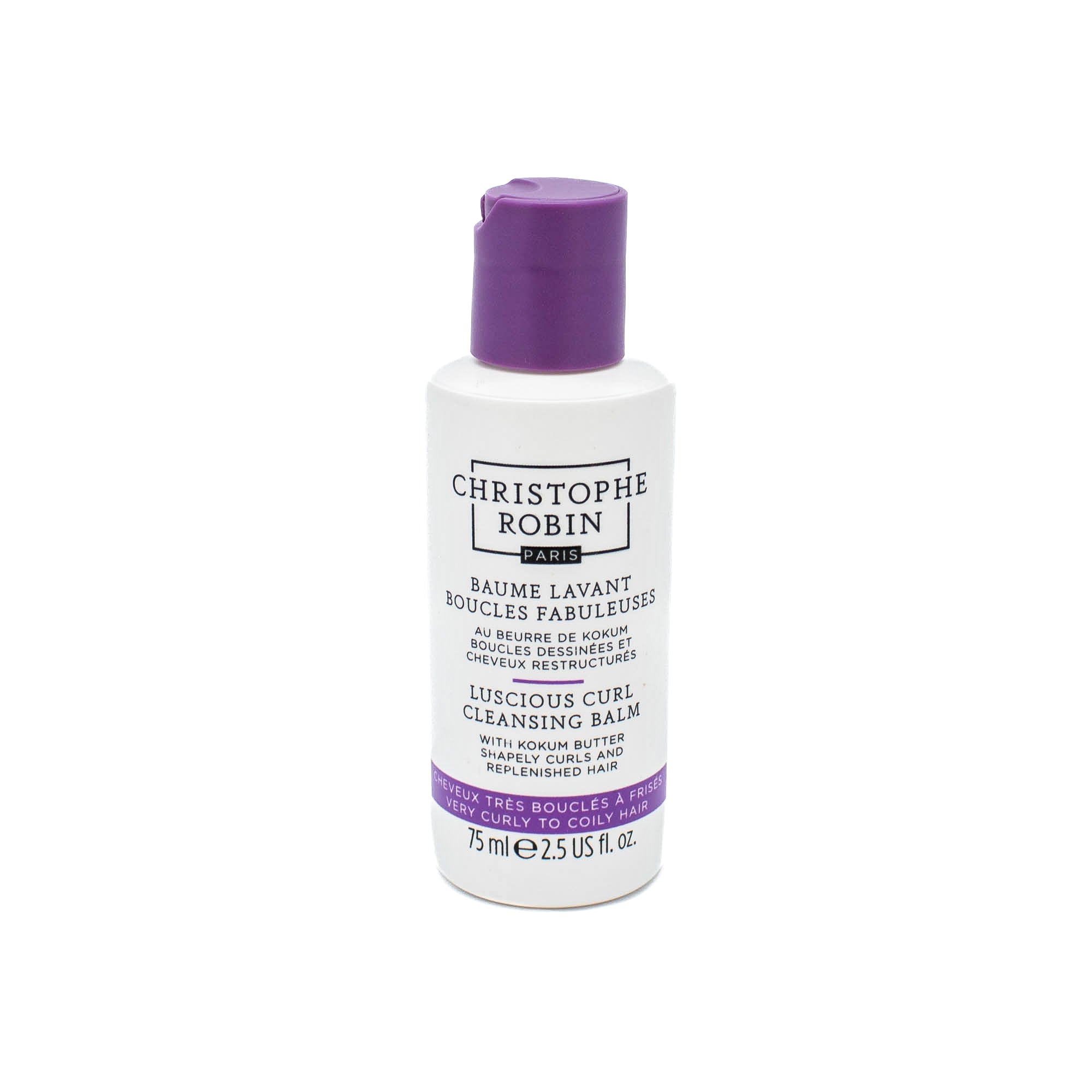 Bálsamo limpiador Luscious Curl de Christophe Robin, 2.5 oz - Nuevo