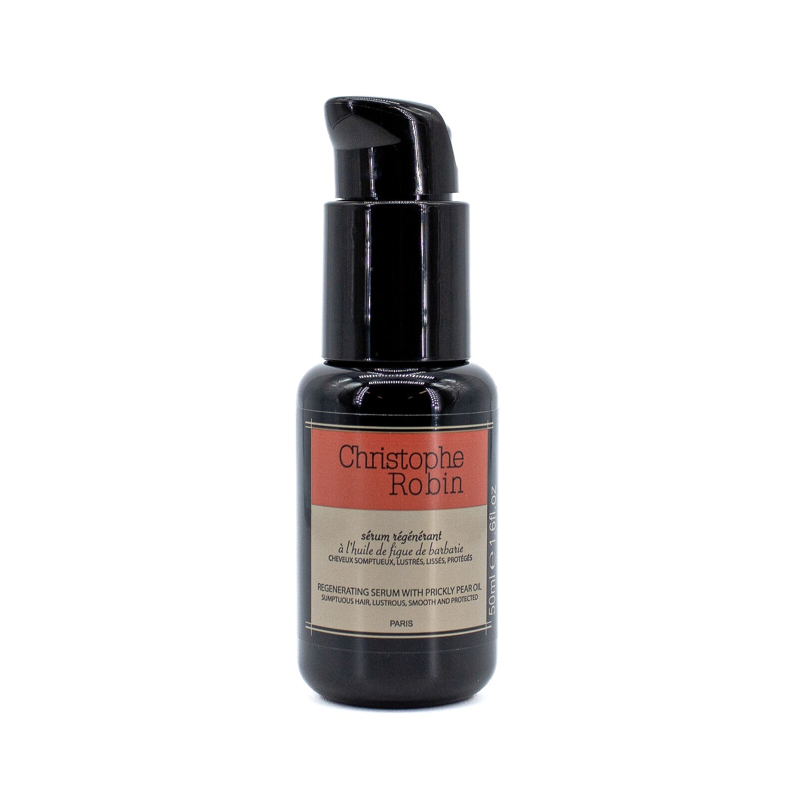 Suero regenerador Christophe Robin con aceite de pera, 1.6 oz (caja faltante)