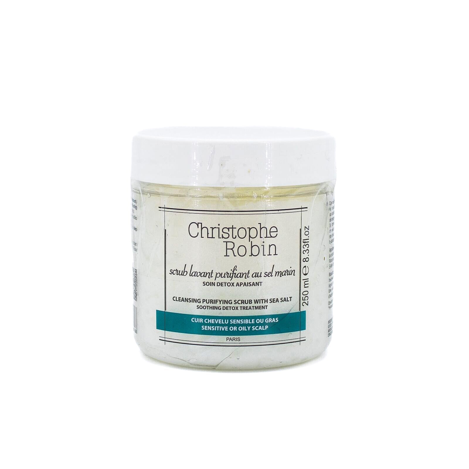 Exfoliante para el cuero cabelludo con sal marina de Christophe Robin, 226 g (8.33 oz) - Nuevo