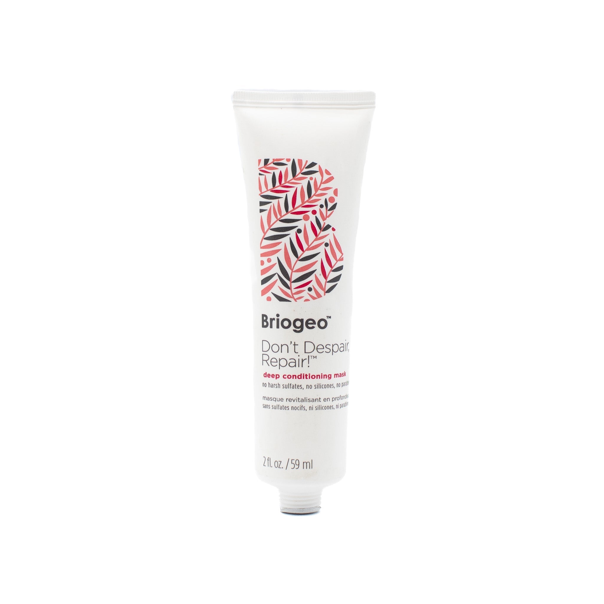 Mascarilla acondicionadora profunda Briogeo 2 oz - Sin tapa