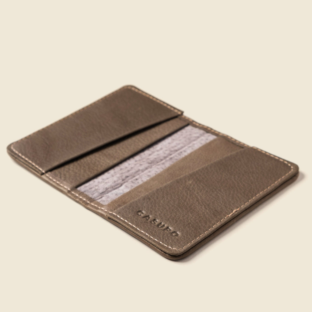 Cartera plegable compacta con protección RFID - Gris
