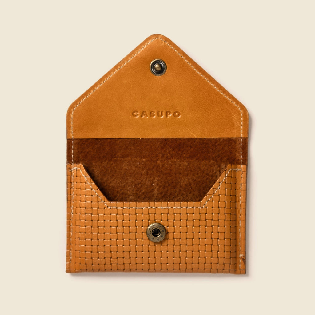Mini Envelope Wallet With RFID protection - Tan Limited Edition