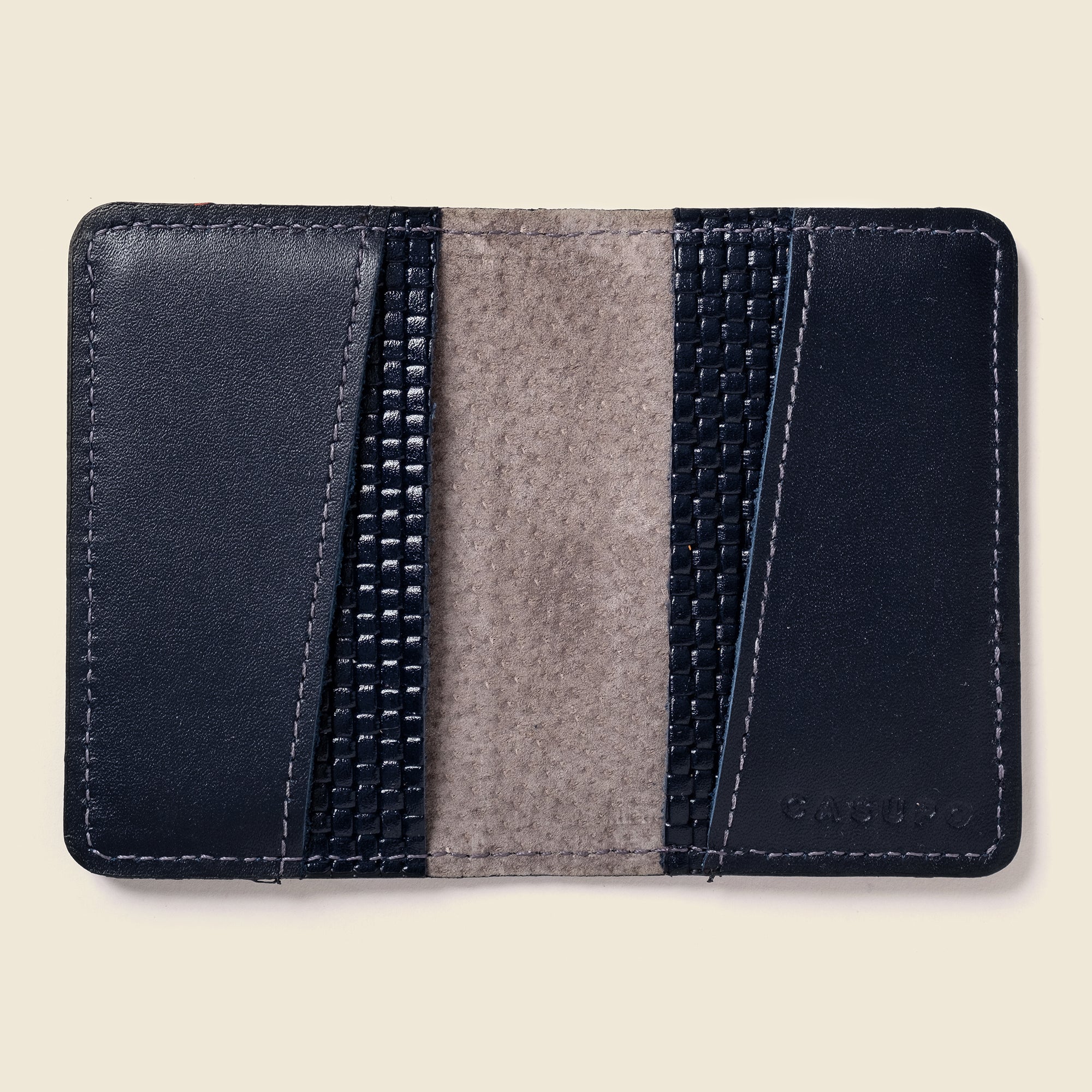 Cartera plegable compacta con protección RFID - Edición limitada azul marino
