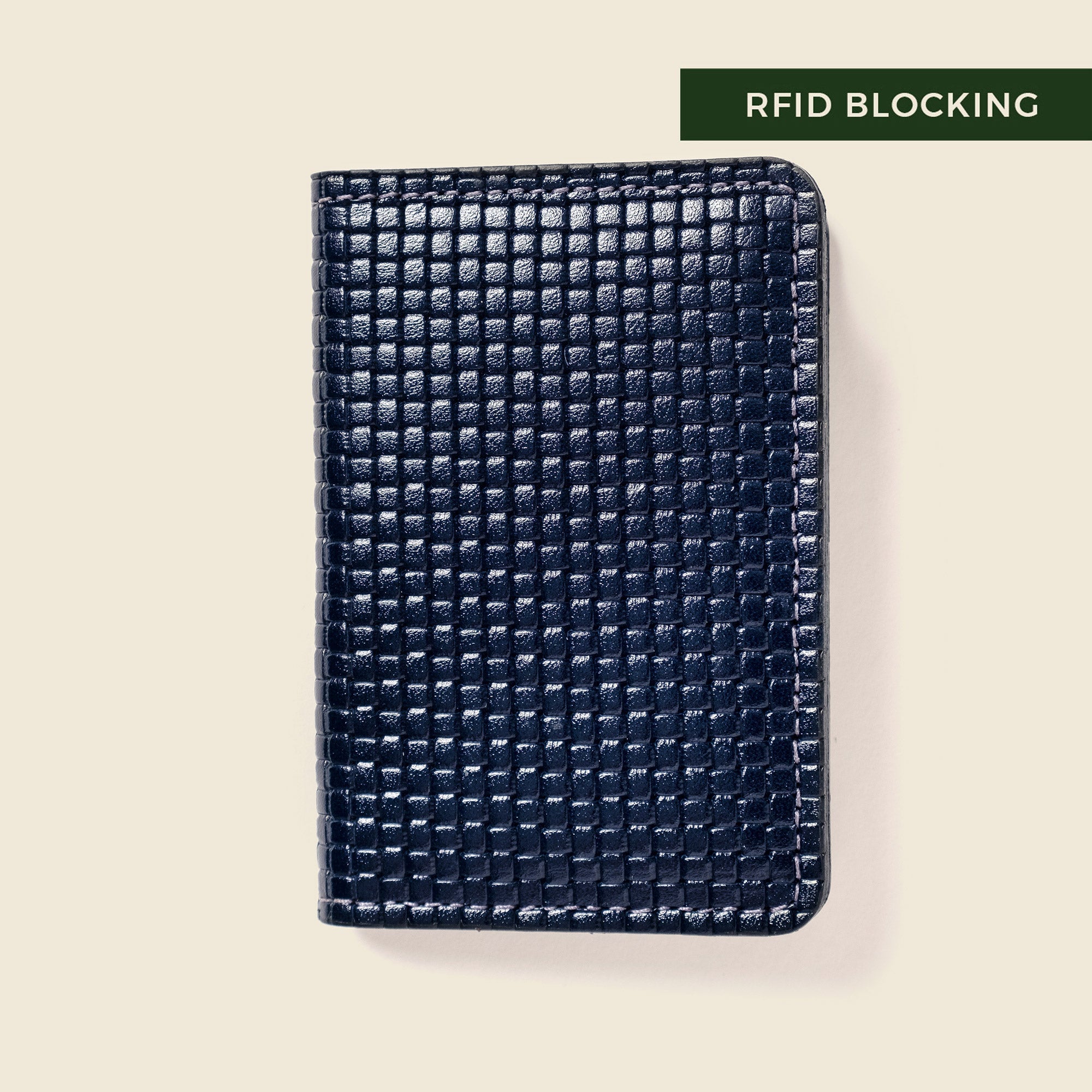 Cartera plegable compacta con protección RFID - Edición limitada azul marino
