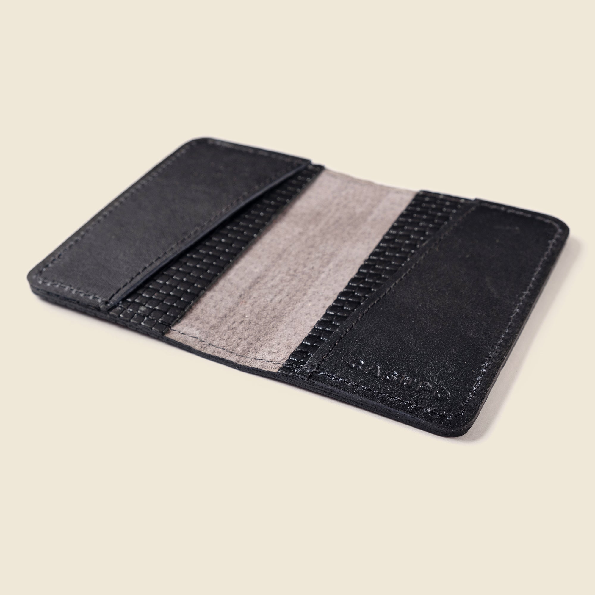 Cartera plegable compacta con protección RFID - Edición limitada negra