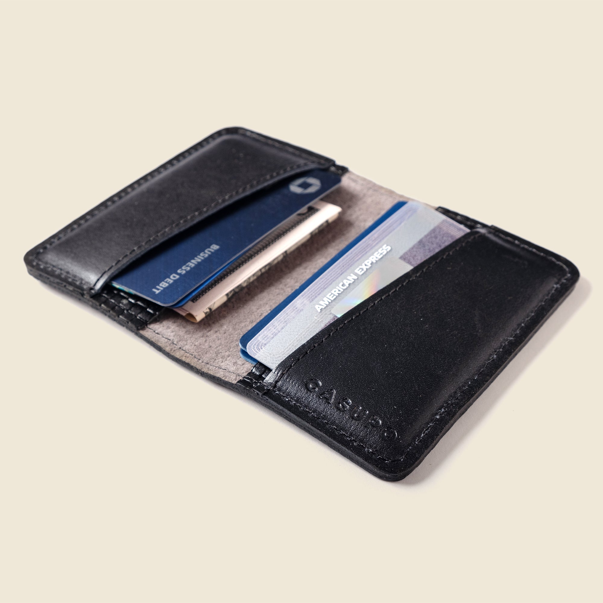 Cartera plegable compacta con protección RFID - Edición limitada negra