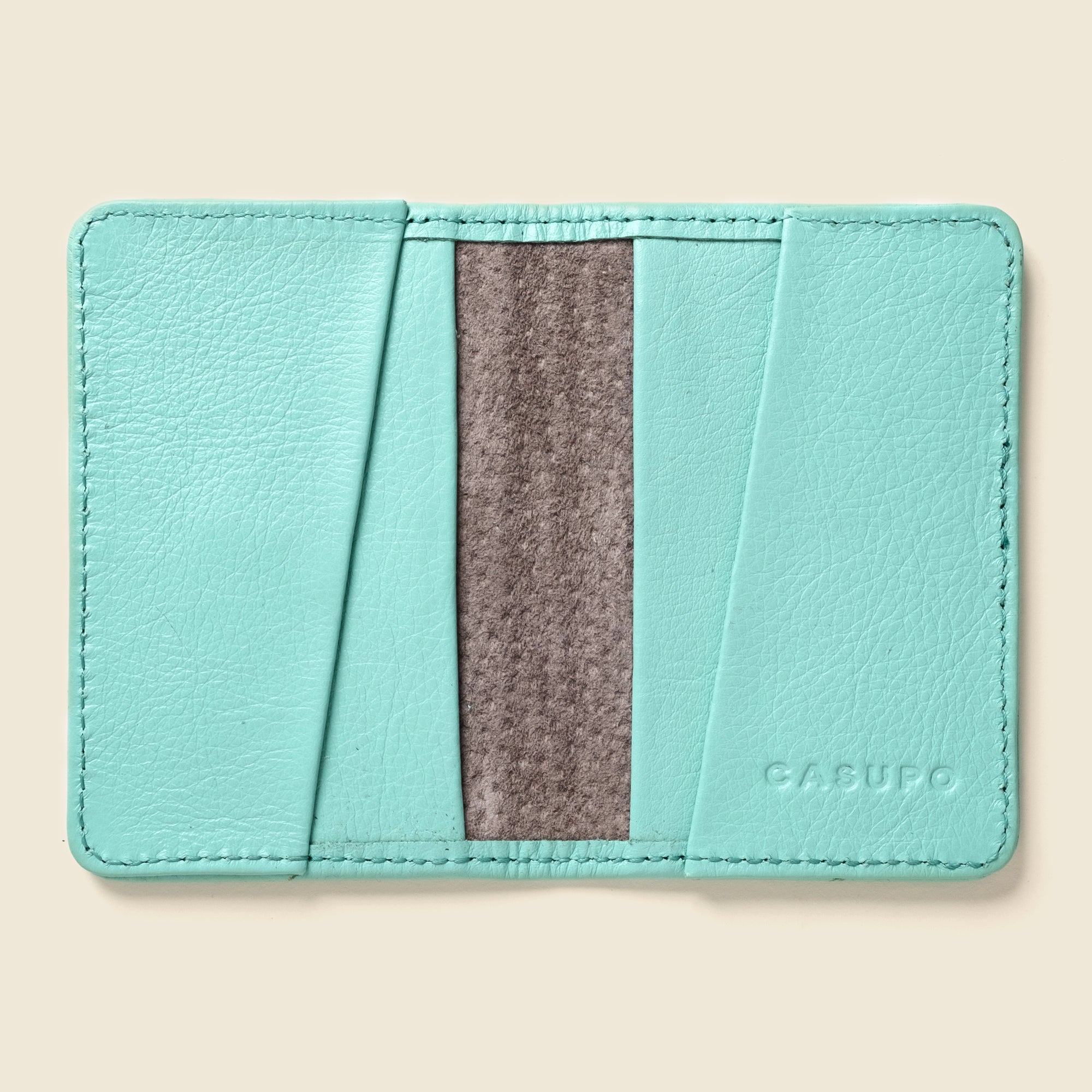 Cartera plegable compacta con protección RFID - Azul bebé