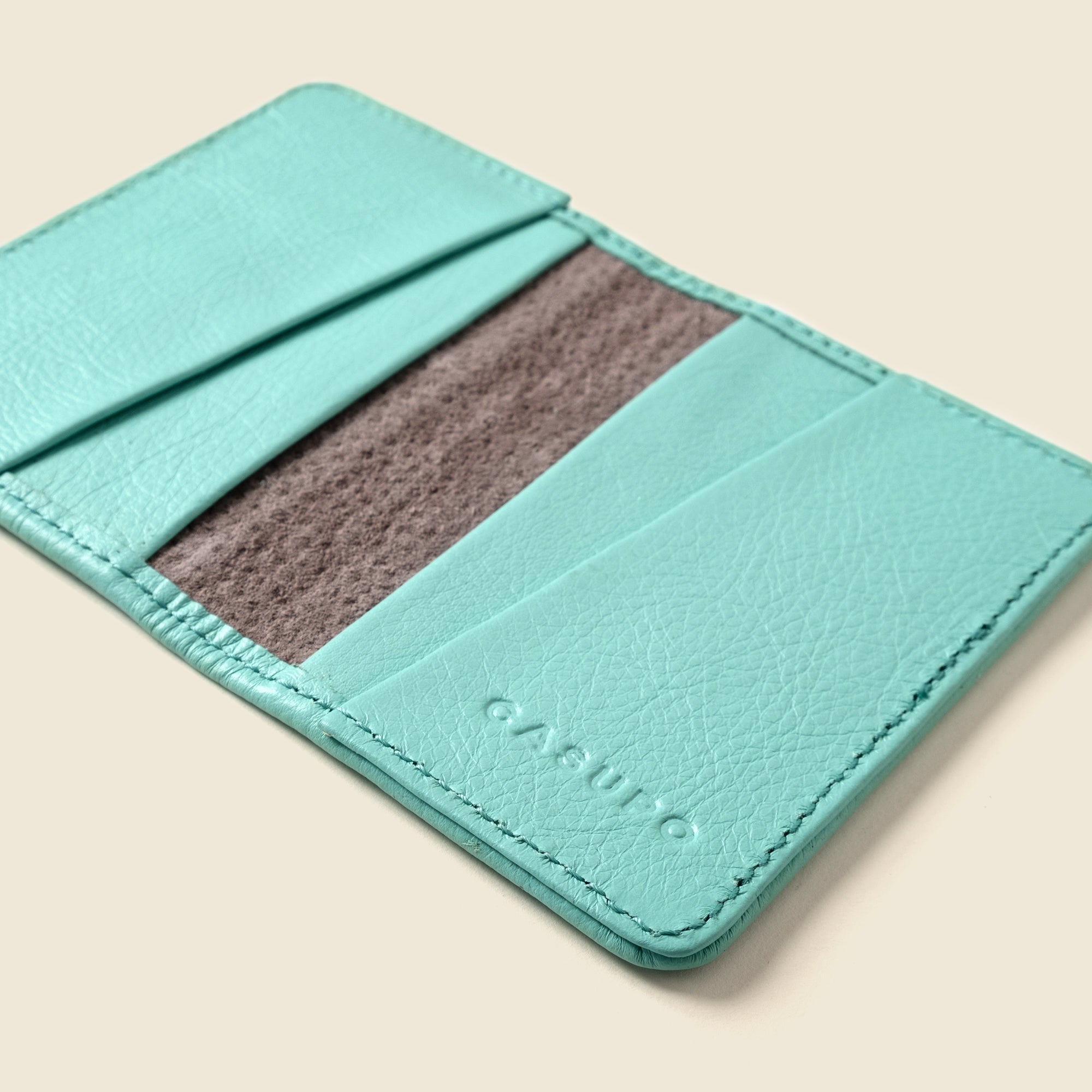 Cartera plegable compacta con protección RFID - Azul bebé