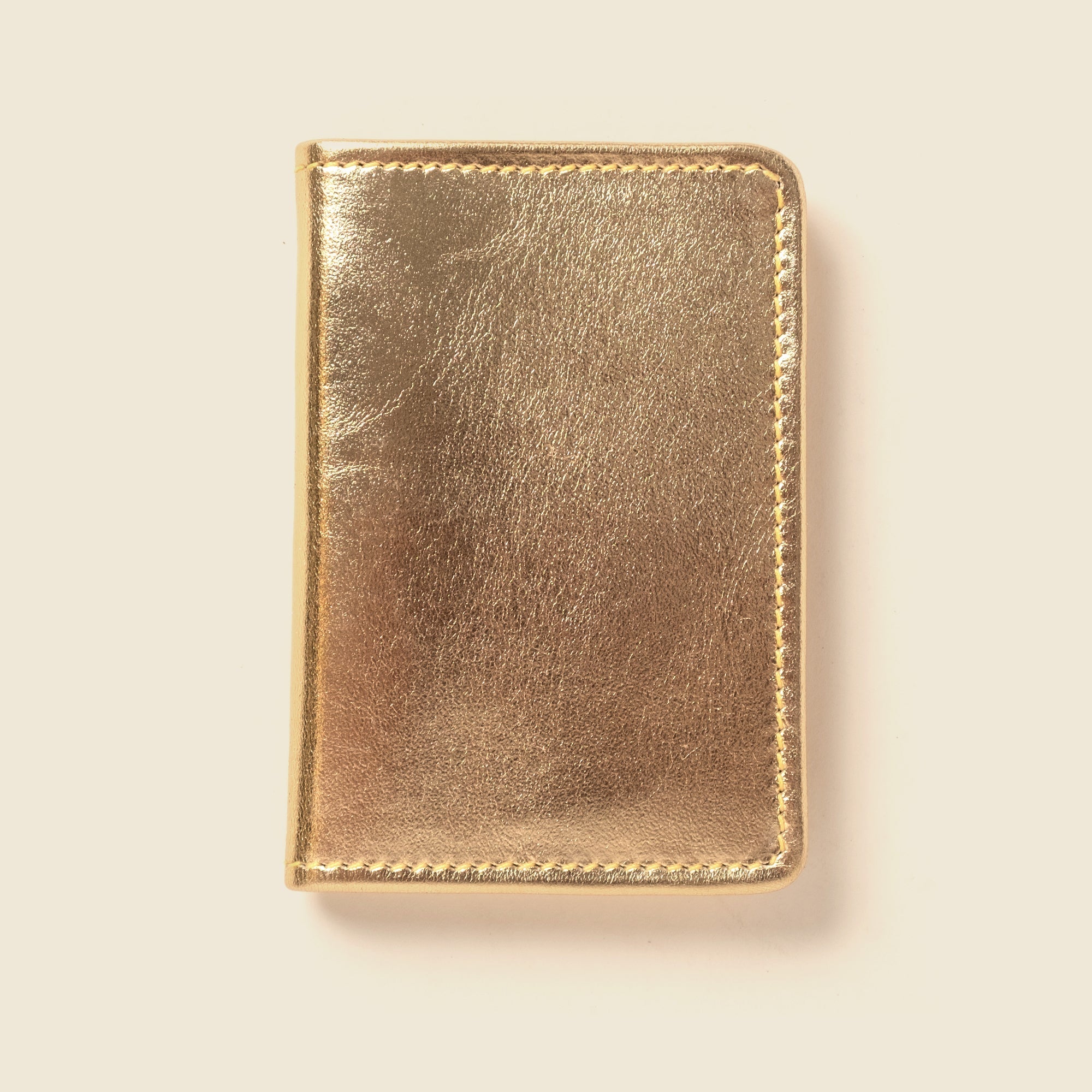 Cartera plegable compacta con protección RFID - Dorada