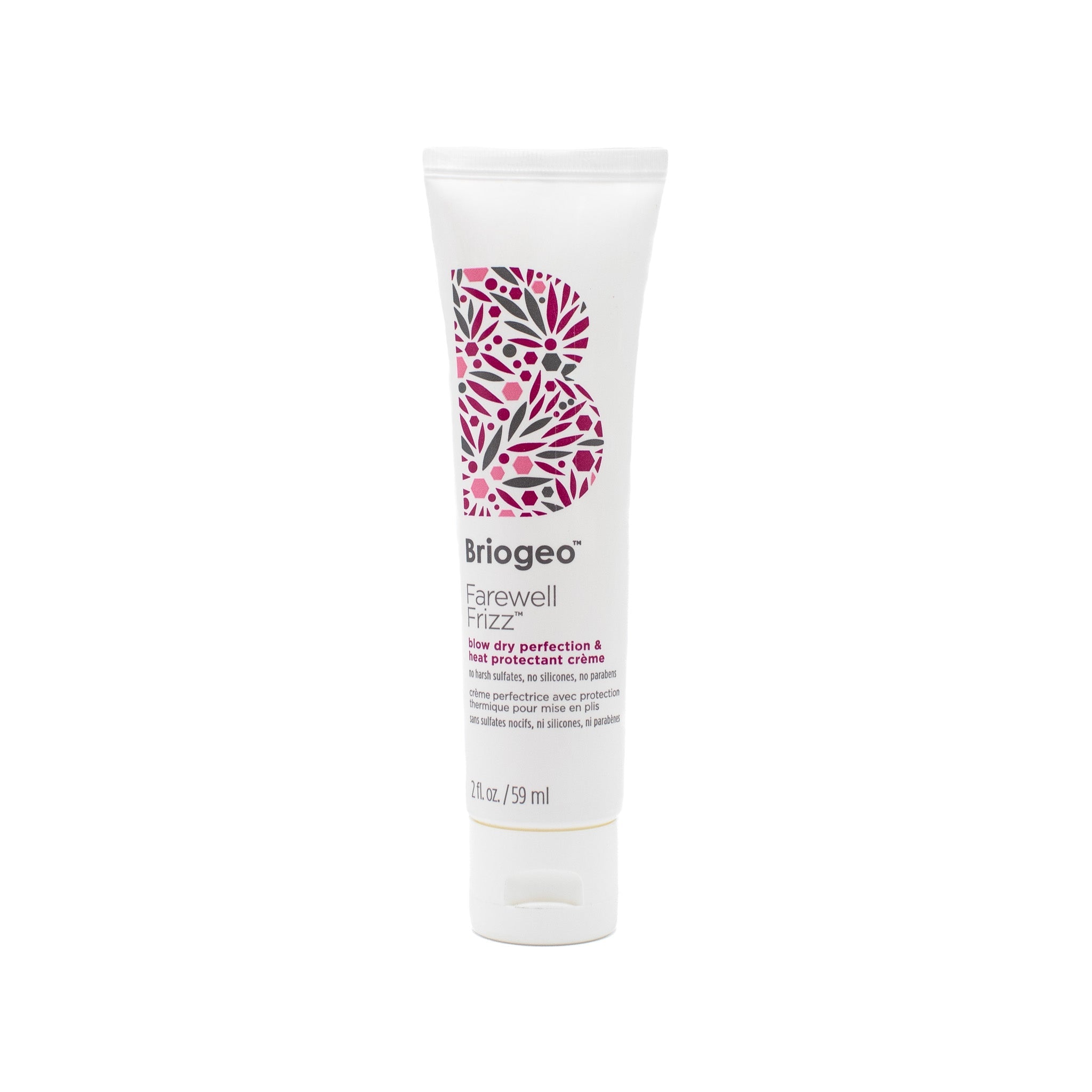 Crema protectora del calor Briogeo Farewell Blow Dry 2 oz - Falta una pequeña cantidad