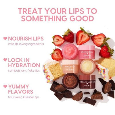ColourPop Fresh Kiss Lip Scrub Strawberry Milk 0.28oz - Imperfect Box