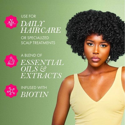 Aceite Mielle Organics de romero y menta para el cuero cabelludo y el cabello, fortalecedor, 2 onzas líquidas - Nuevo
