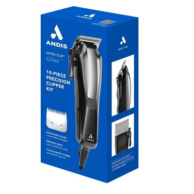 Kit de cortadora de cabello con cable Andis Ultra Clip (10 unidades) - Nuevo
