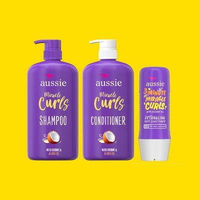 Acondicionador profundo desenredante Aussie 3 Minutes Miracle Curls 8 fl oz - Nuevo