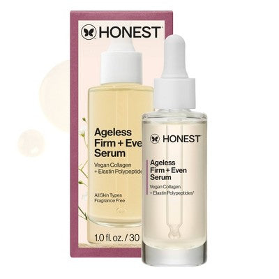 Suero reafirmante y uniforme antiedad Honest Beauty 1.0 fl oz - Caja Imperfect