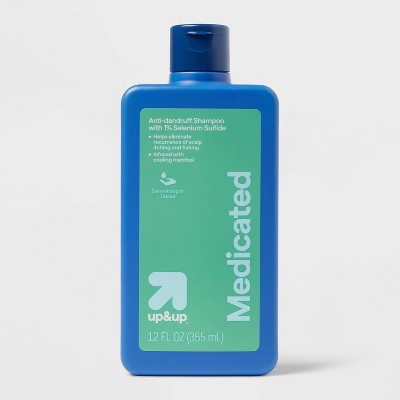 Champú anticaspa medicado con mentol y sulfuro de selenio, 12 oz up&amp;up - Nuevo
