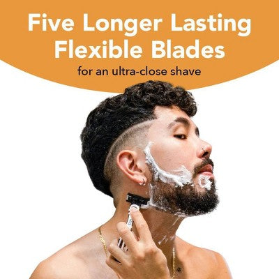 Maquinillas de afeitar desechables BiC Men &amp; Flex de 5 hojas Sensitive (2 unidades) - Nuevas
