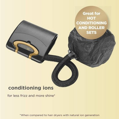 Secador de pelo Conair InfintiPro Soft Bonnet dorado - Caja imperfecta