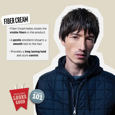 Crema para peinar el cabello American Crew Fiber, 3.3 fl oz - Envase imperfecto