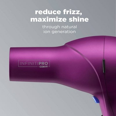 Secador de pelo Conair Magenta Soft Touch con motor de CA de 1875 vatios - Caja imperfecta
