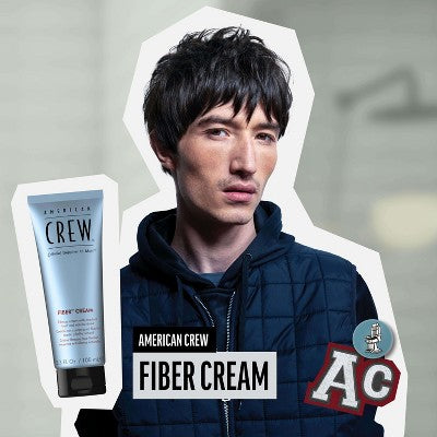 Crema para peinar el cabello American Crew Fiber, 3.3 fl oz - Envase imperfecto