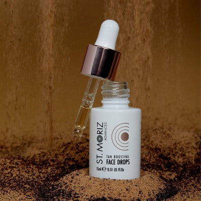 St. Moriz Facial Tan Boosting Serum Tanning Drops 0.51 fl oz - New