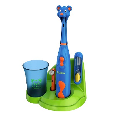 Cepillo de dientes eléctrico infantil Brusheez Buddy the Bear - Caja imperfecta