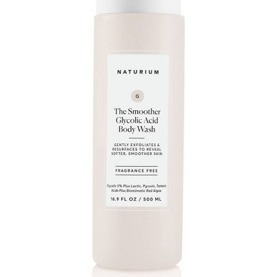 Naturium The Smoother Glycolic Acid Exfoliating Body Wash 16.9 fl oz - Imperfect Container