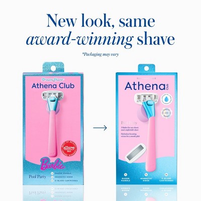 Athena Women's 5 Blade Reusable Razor Kit Pool Party - Imperfect Box