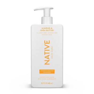 Native Vegan Strengthening Shampoo with Almond & Shea Butter 16.5 fl oz - New