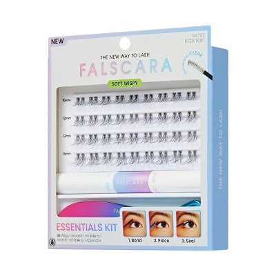 KISS Products Falscara Clear Band Lash Extension Kit 36ct - Imperfect Box