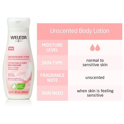 Weleda Unscented Body Lotion 6.8 fl oz - New