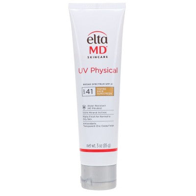 EltaMD UV Physical Broad Spectrum SPF 41 Lightly Tinted Facial 3 oz - Imperfect Box