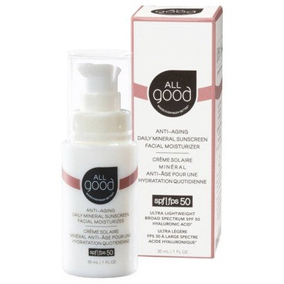 All Good Daily Facial Moisturizer SPF 50 1oz - New