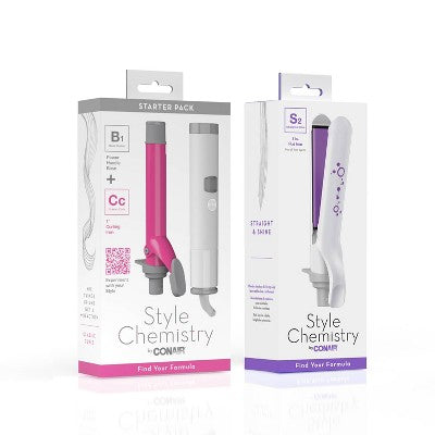Accesorio para plancha de pelo Style Chemistry de Conair para usar con el kit de inicio Style Chemistry con mango de potencia de 1" - Caja imperfecta