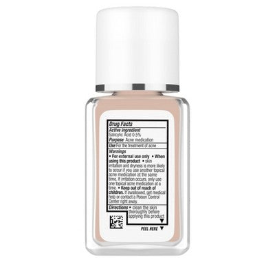 Neutrogena Skin Clearing Liquid Foundation 20 Natural Ivory 1 fl oz - Imperfect Container