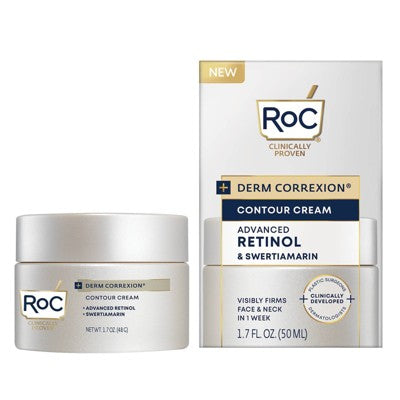 RoC Derm Correxion Contour Cream for Face and Neck 1.7oz - New