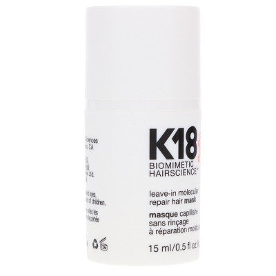 Mascarilla capilar reparadora molecular sin enjuague K18 de 14 g - Imperfect Box