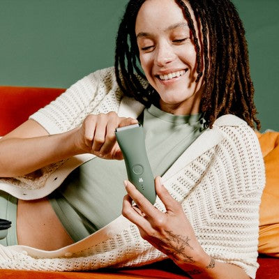Recortador de vello púbico y corporal Meridian Trimmer Original para hombres y mujeres, recortador de cintura, testículos y zona del bikini - Salvia