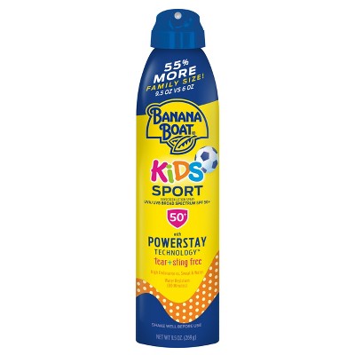 Banana Boat Kids Sport Sunscreen Spray SPF 50+ 9.5oz - Imperfect Container