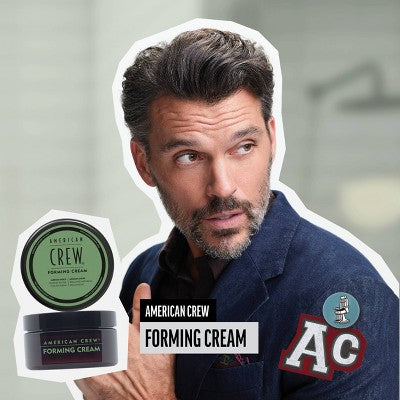 Crema en gel moldeadora de fijación y brillo medio para hombre de American Crew, 3 oz - Nuevo