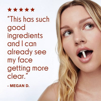 Love Wellness Clear Skin Probiotics for Clear and Healthy Skin 30ct - New