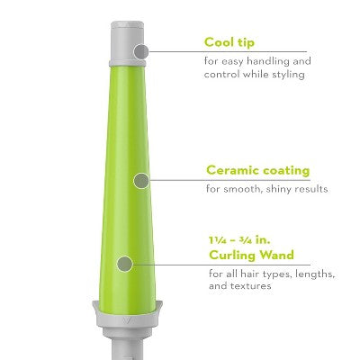 Conair Style Chemistry Tapered Curling Wand Attachment 1 1/4-3/4 - Imperfect Box