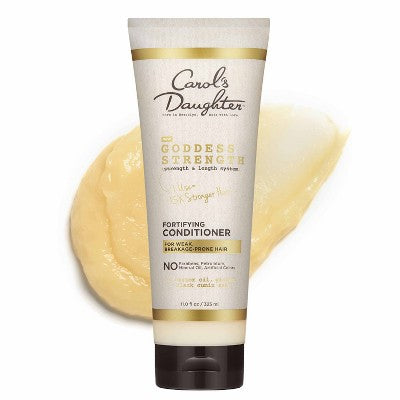 Acondicionador fortificante Carol's Daughter Goddess Strength con aceite de ricino para cabello propenso a la rotura, 11 onzas líquidas - Nuevo