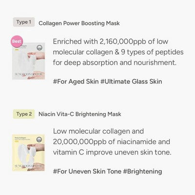 SUNGBOON EDITOR Deep Collagen Overnight Mask Gift Set 5ct - New