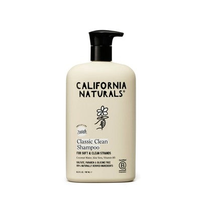 Champú clásico de coco California Naturals, 16.5 onzas líquidas - Nuevo