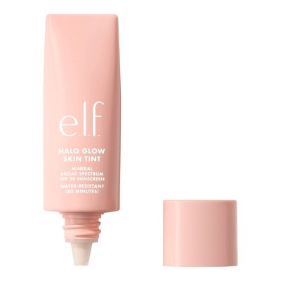 e.l.f. Halo Glow Skin Tint Foundation Mineral SPF 50 2 Fair Warm 1 fl oz - Imperfect Box